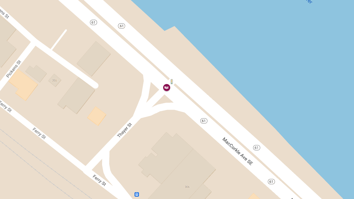 Injury Accident at Thayer St & MacCorkle Ave SE