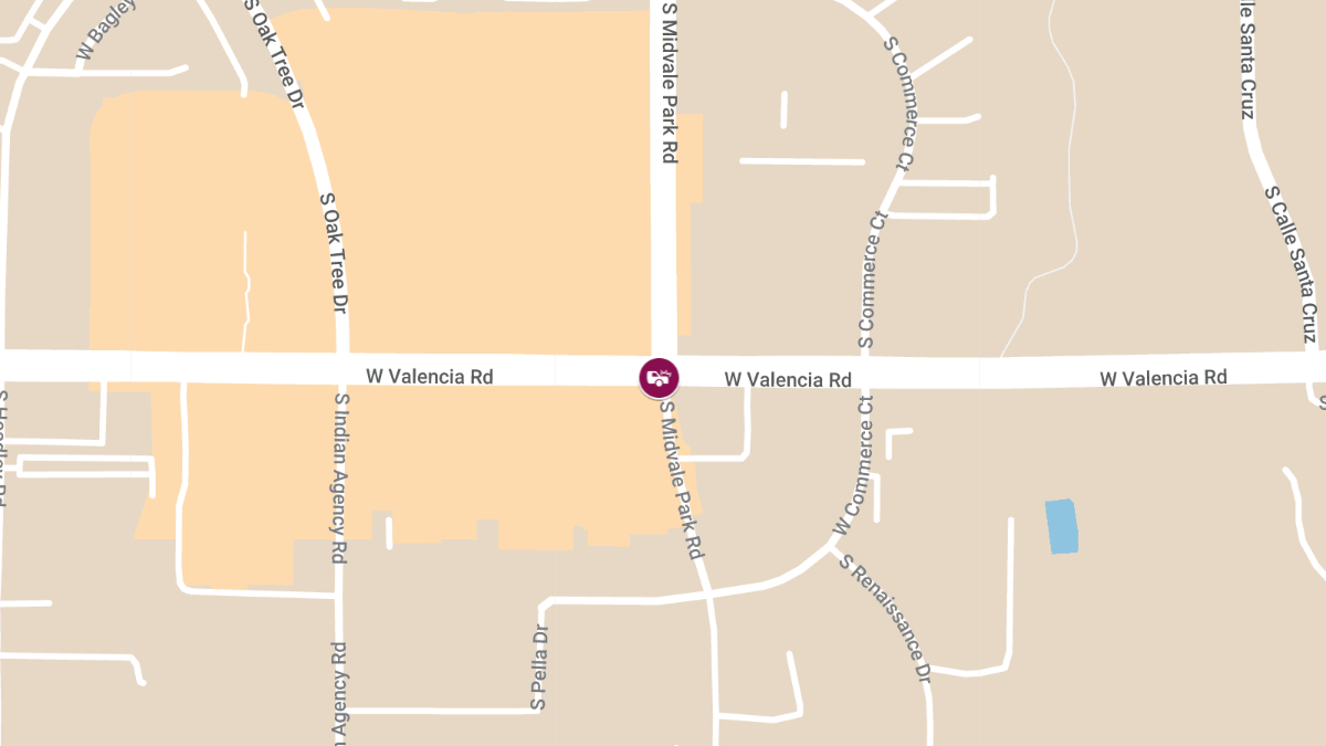 Injury Accident at Valencia Rd & Midvale Park Rd