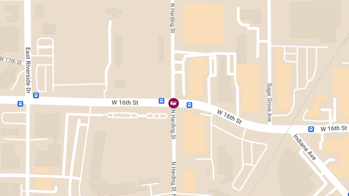 Injury Accident at W 16th St & N Harding St