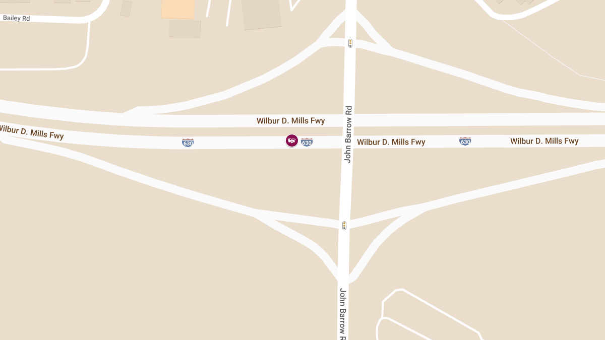 Injury Accident at WB I-630 near Exit 8B