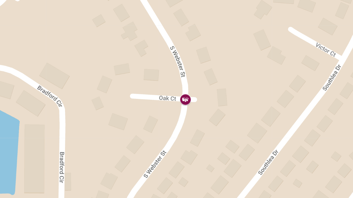 Injury Accident at Webster & Oak Court