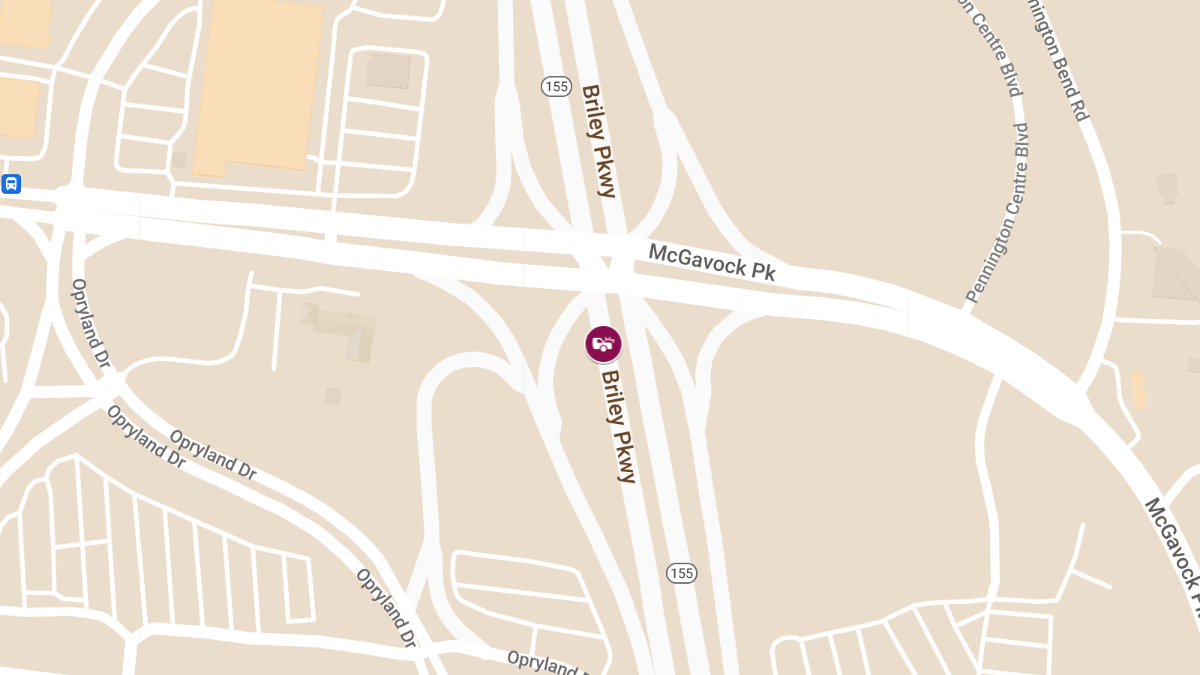 Injury Accident on Briley Pkwy near Exit 12 and McGavock Pike