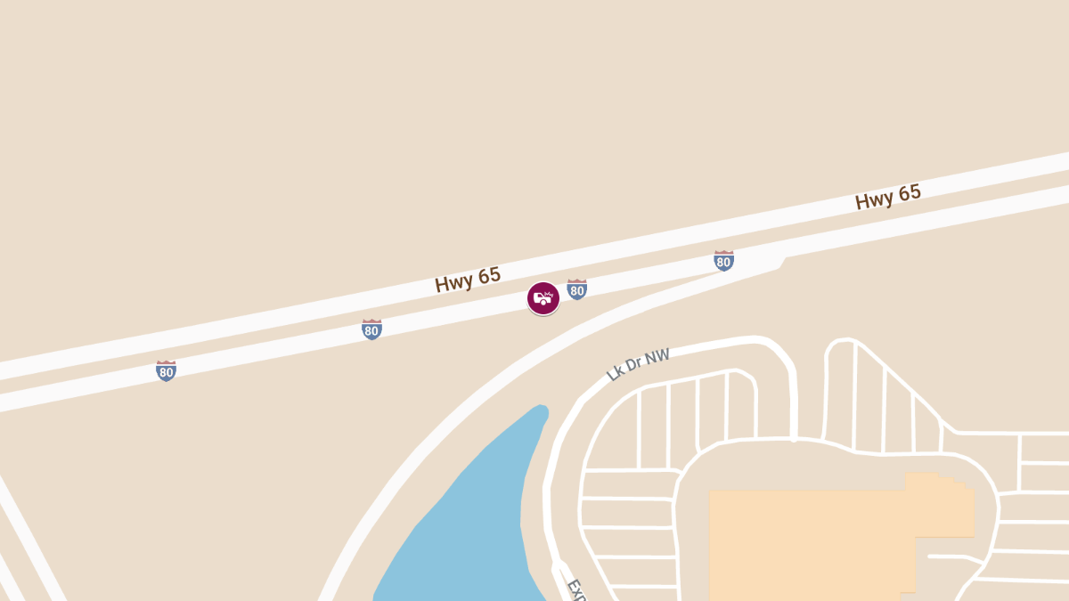 Injury Accident on EB 80 at MM 139.2