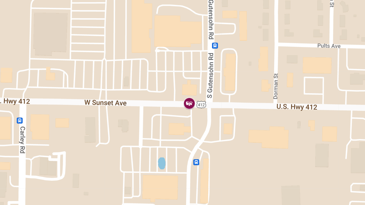 Injury Accident on EB U.S. Highway 412