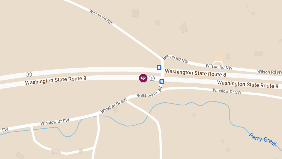 Injury Accident on Eastbound SR-8 Near Wilson Rd NW