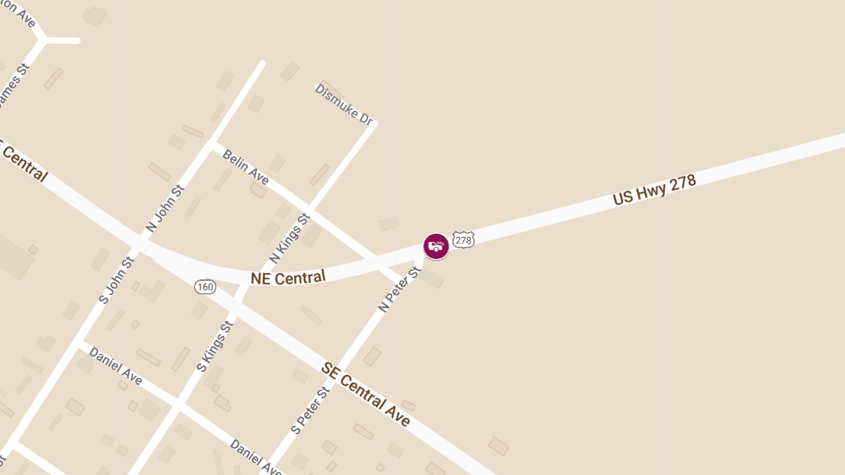 Injury Accident on Eastbound U.S. Highway 278 near State Highway 160