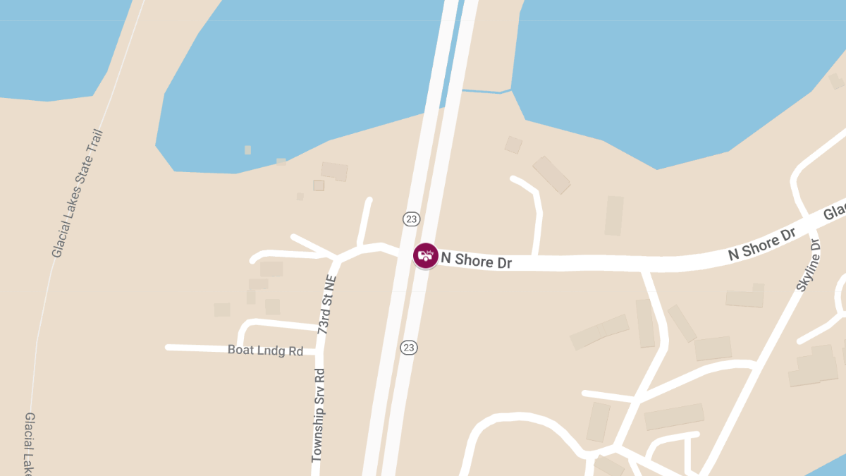 Injury Accident on Highway 23 at North Shore Dr