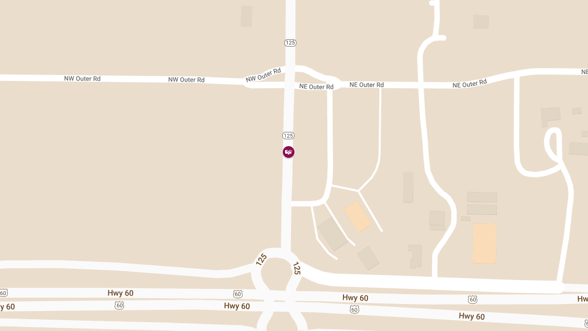 Injury Accident on Hwy 125, 5 Miles North of Rogersville