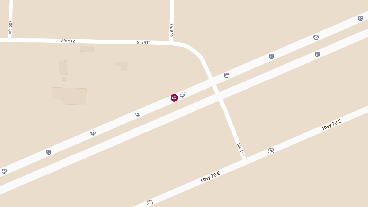 Injury Accident on I-40 WB at Exit 5