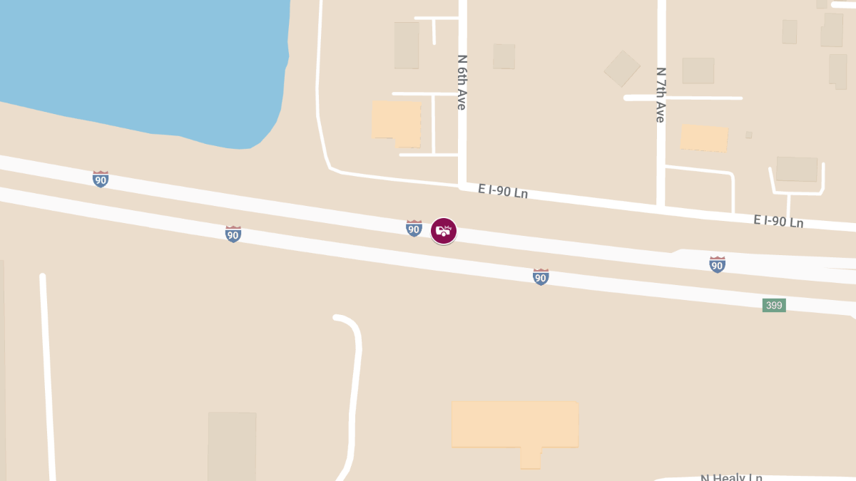 Injury Accident on I-90 WB at Mile Marker 344