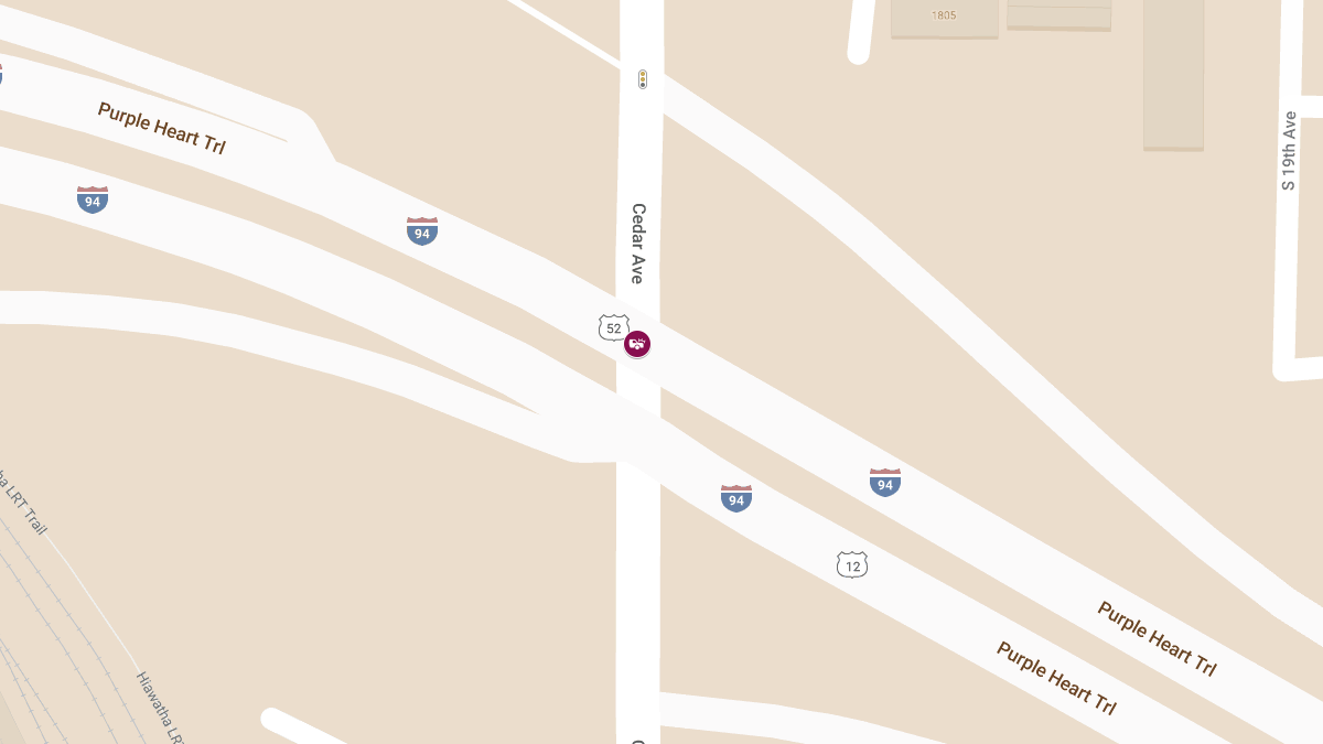 Injury Accident on I-94 East at Cedar Ave