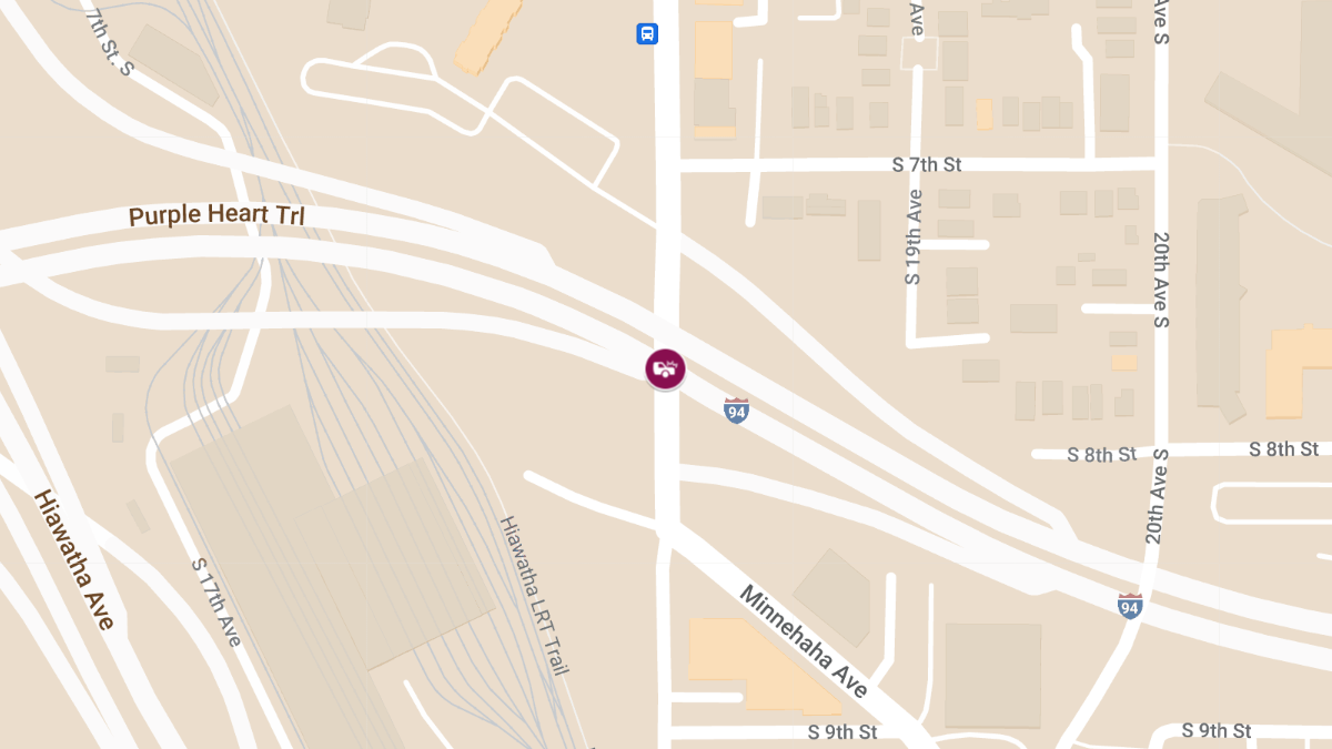 Injury Accident on I-94 East at Cedar Ave