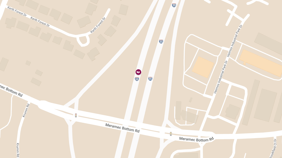 Injury Accident on Interstate 55 near Meramec Bottom Rd