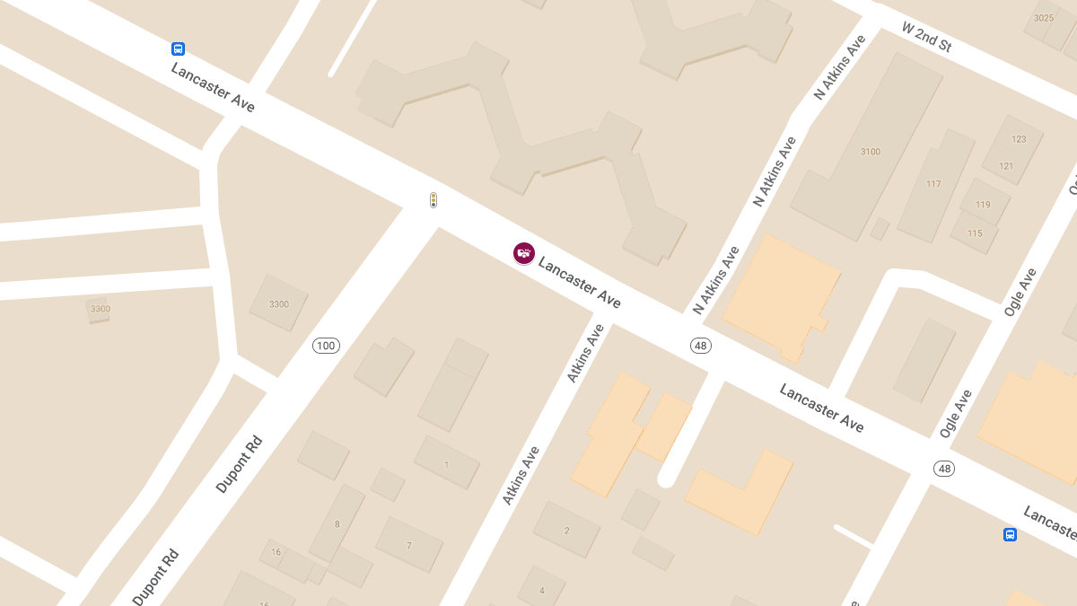 Injury Accident on Lancaster Ave East of Dupont Rd