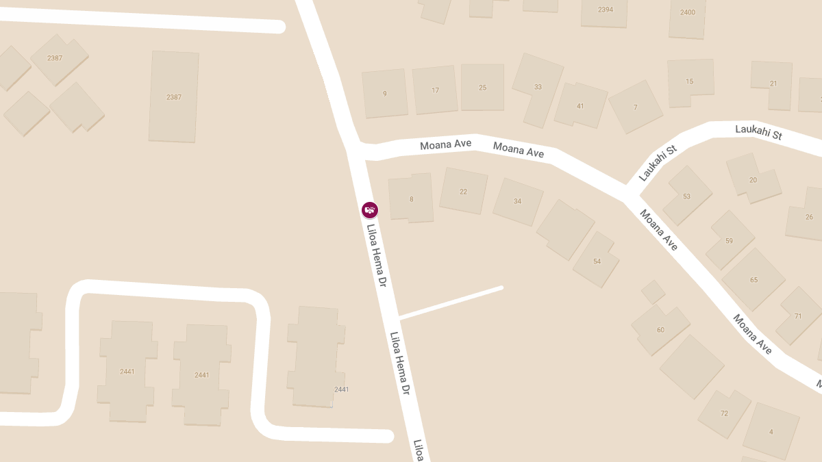 Injury Accident on Liloa Drive