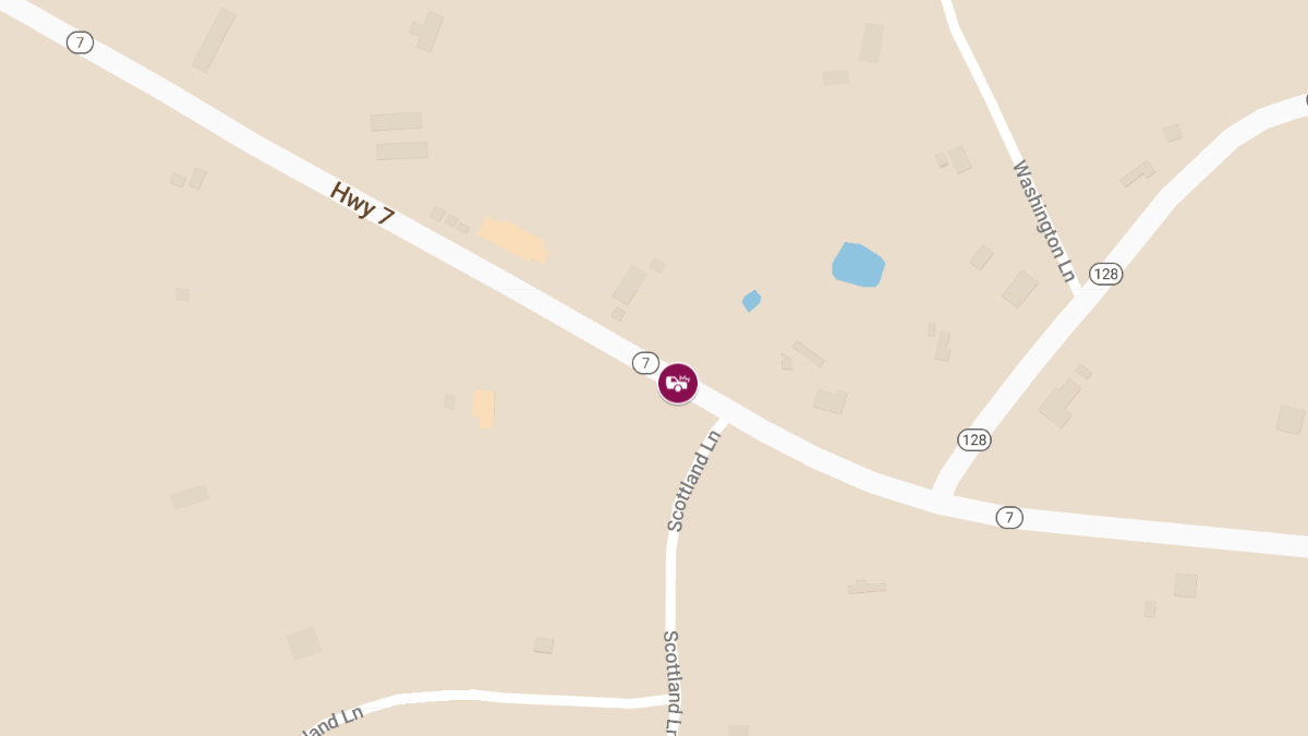 Injury Accident on NB State Highway 7 Near State Highway 128