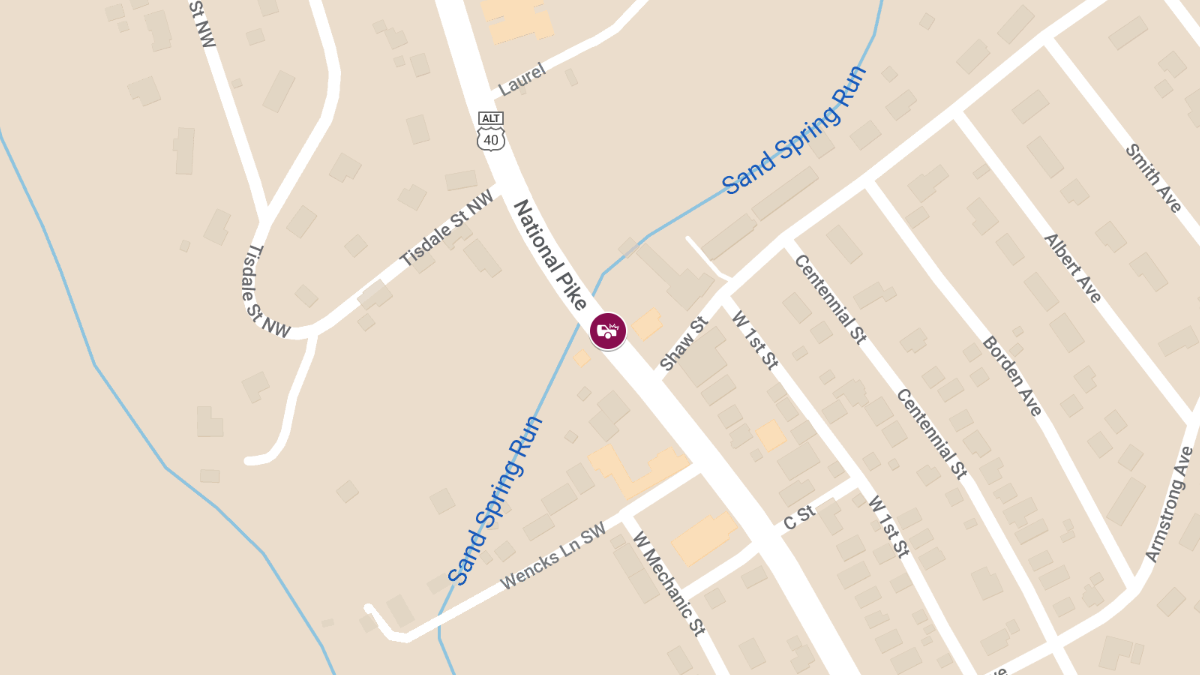 Injury Accident on National Pike