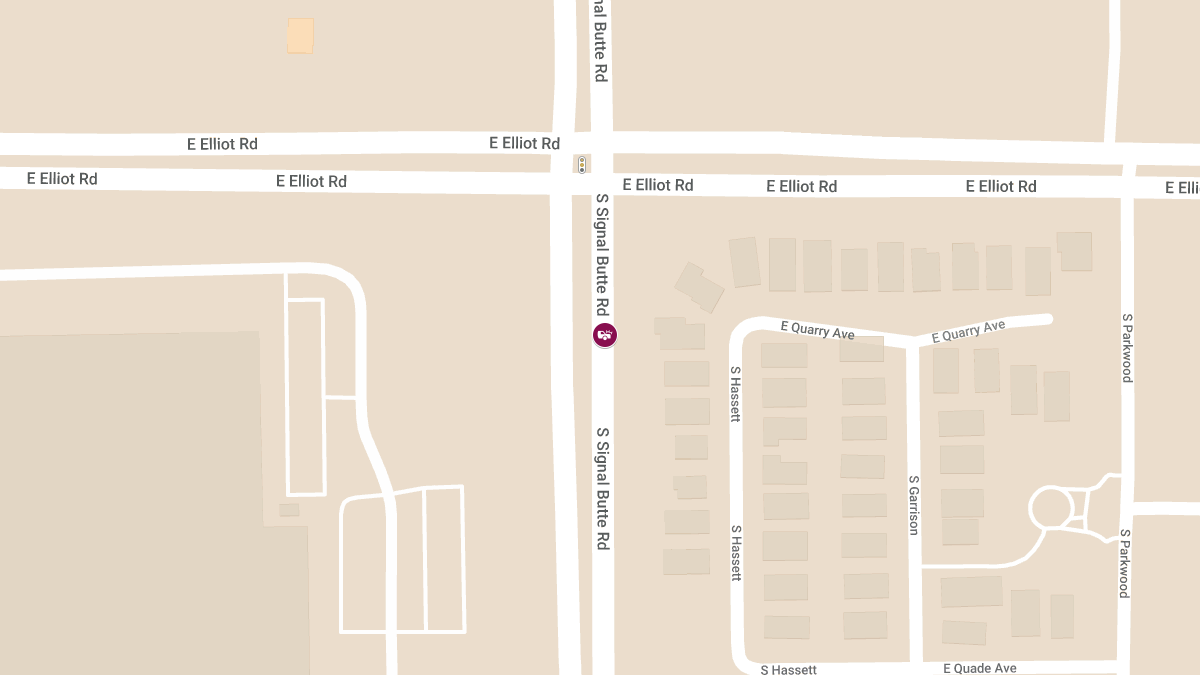 Injury Accident on S Signal Butte Rd Near E Elliot Rd