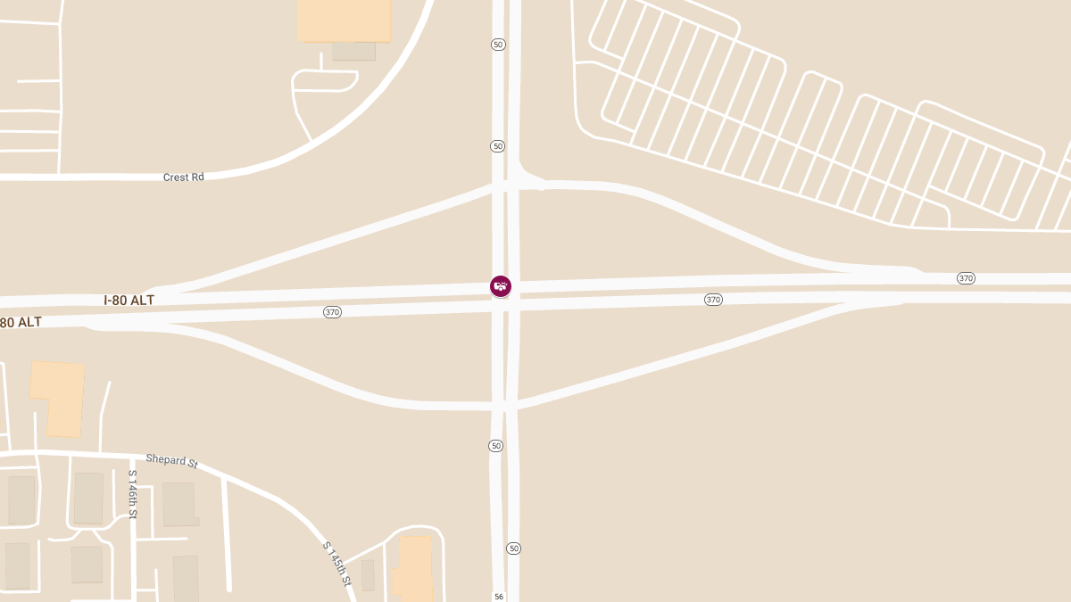 Injury Accident on SB Hwy 50 at Hwy 370