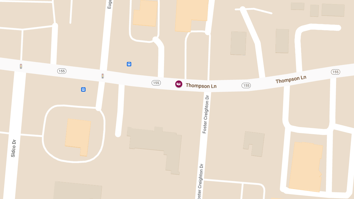 Injury Accident on Thompson Ln East of Sidco Dr