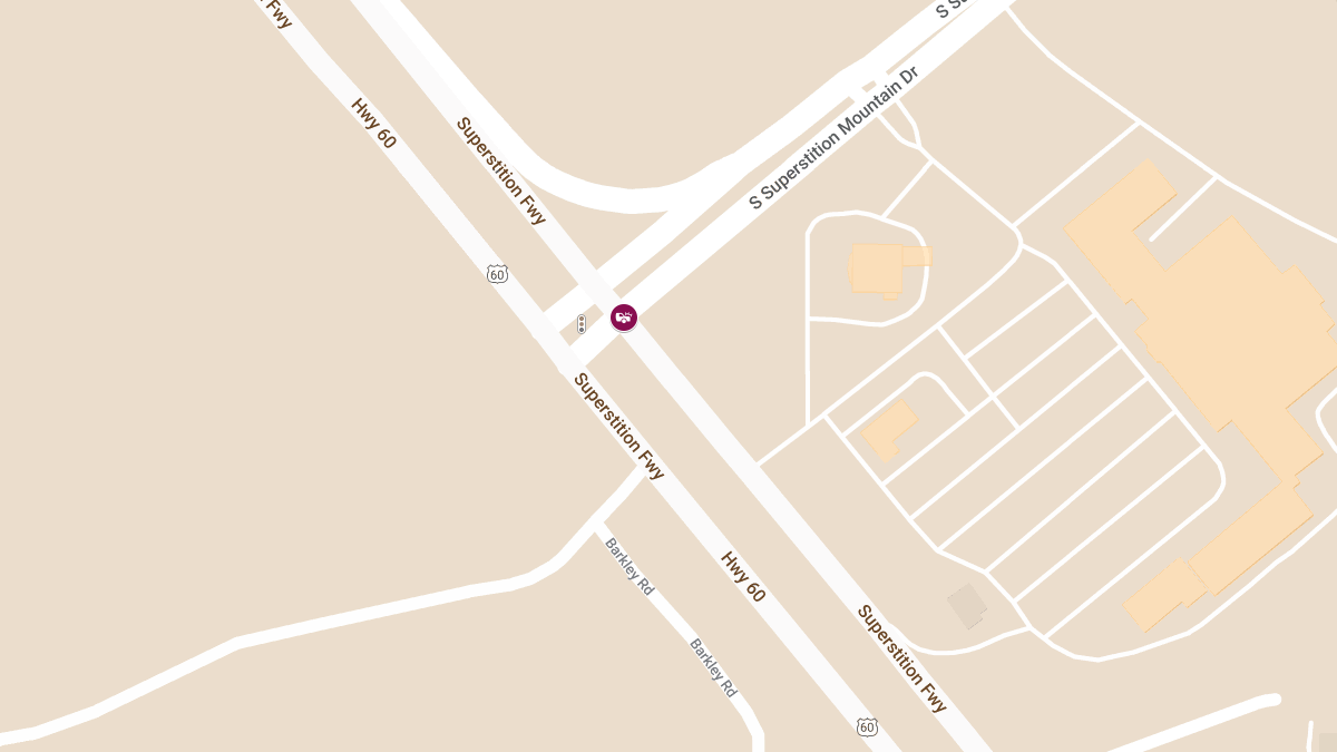 Injury Accident on US 60 at Superstition Mountain Dr