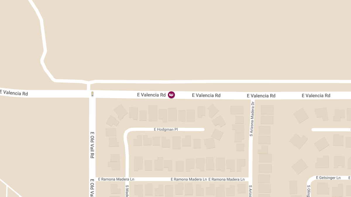 Injury Accident on Valencia Rd East of Old Vail Rd