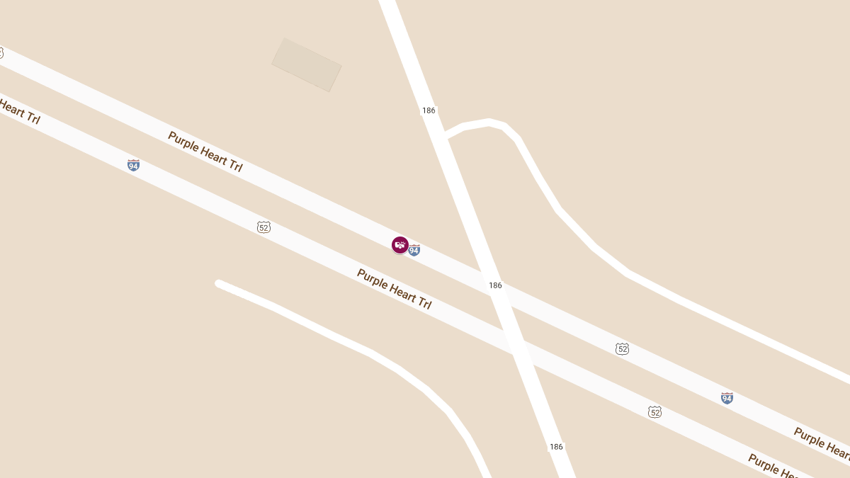 Injury Accident on Westbound I-94 at Milepost 128