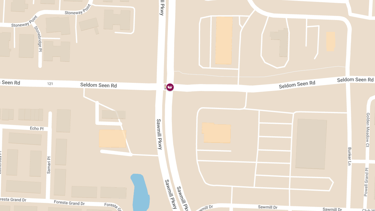 Injury Auto Accident at Sawmill Pkwy & Seldom Seen Rd
