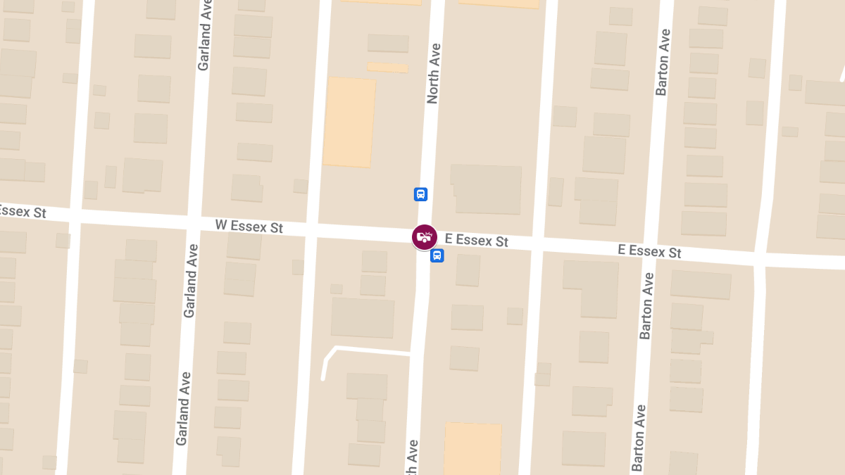 Injury Collision at E Essex St & North Ave in Northern Barton Heights