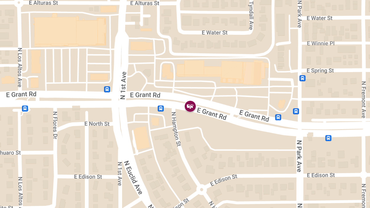 Injury Crash Occurs at 865 E Grant Rd