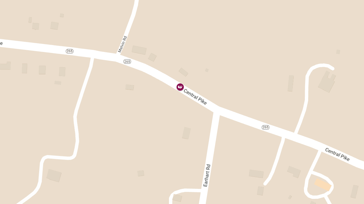 Injury Crash at Central Pike RR Overpass