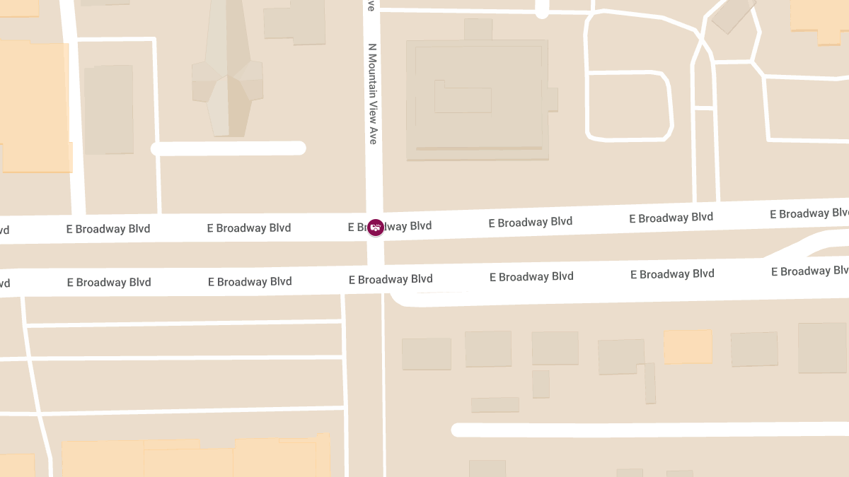 Injury Crash at E Broadway Blvd & N Mountain View Ave