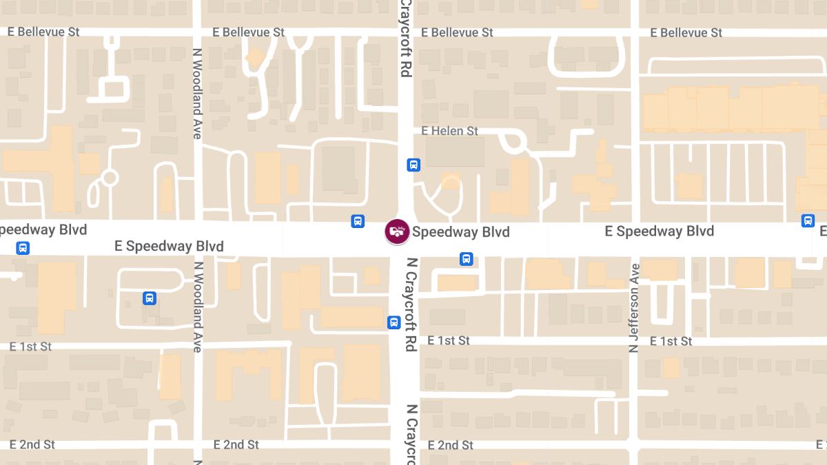 Injury Crash at E Speedway Blvd and N Craycroft Rd