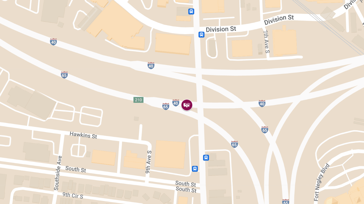 Injury Crash at Exit 210A I-40 W
