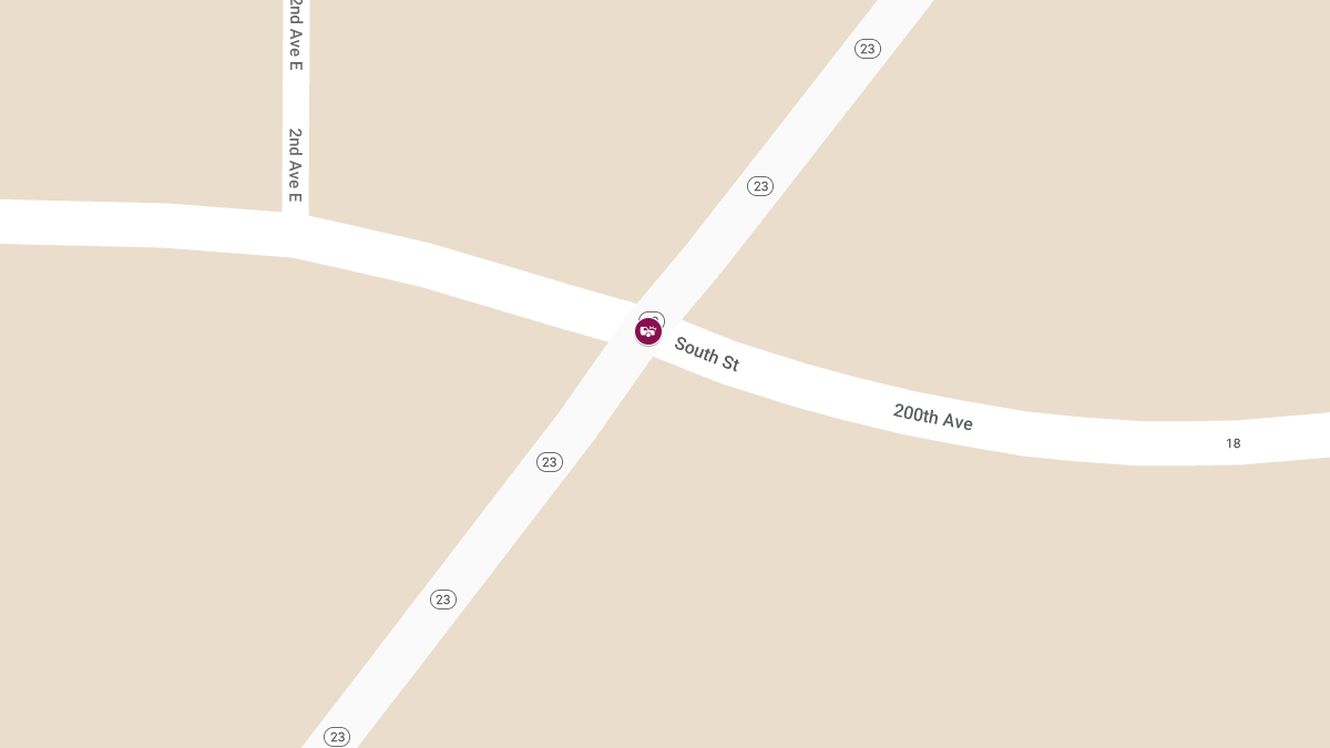 Injury Crash at Highway 23 & 200th Ave