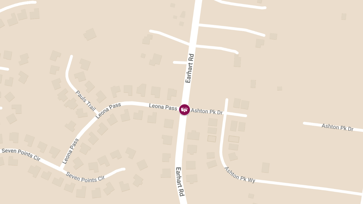 Injury Crash at Leona Pass and Ashton Park Dr