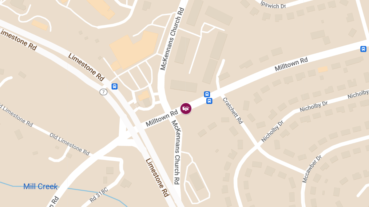 Injury Crash at Milltown & McKennans Church Rd