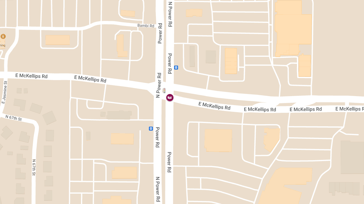 Injury Crash at N Power Rd & E McKellips Rd