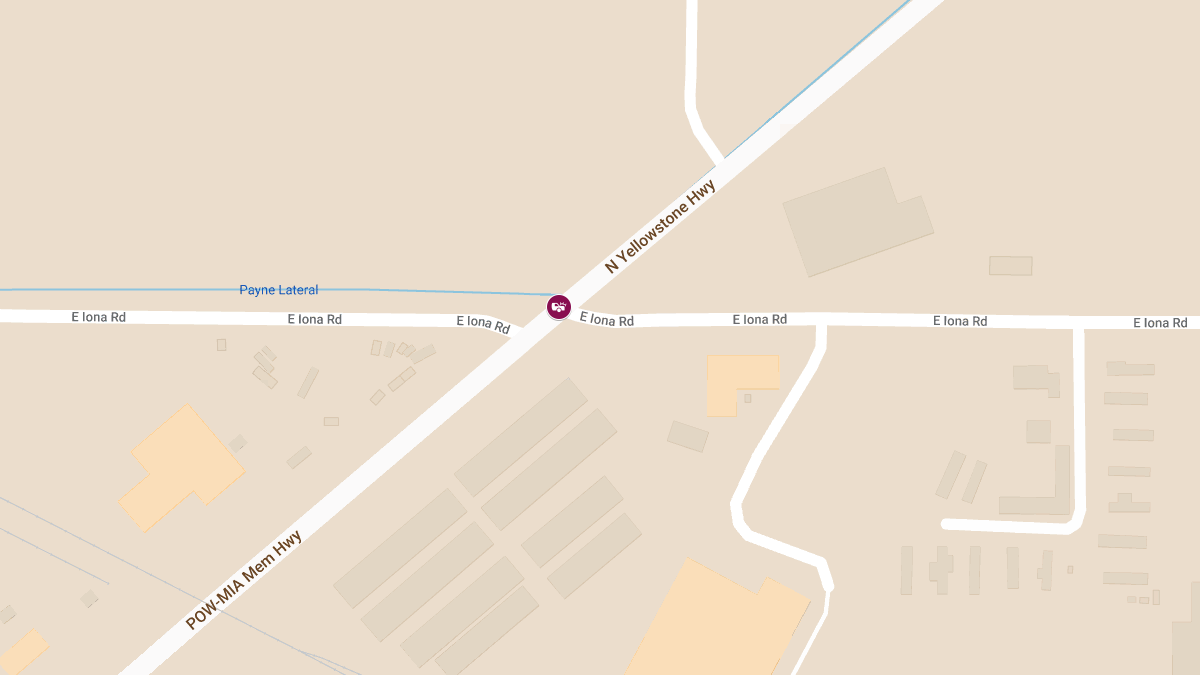 Injury Crash at Yellowstone Hwy and Iona Rd
