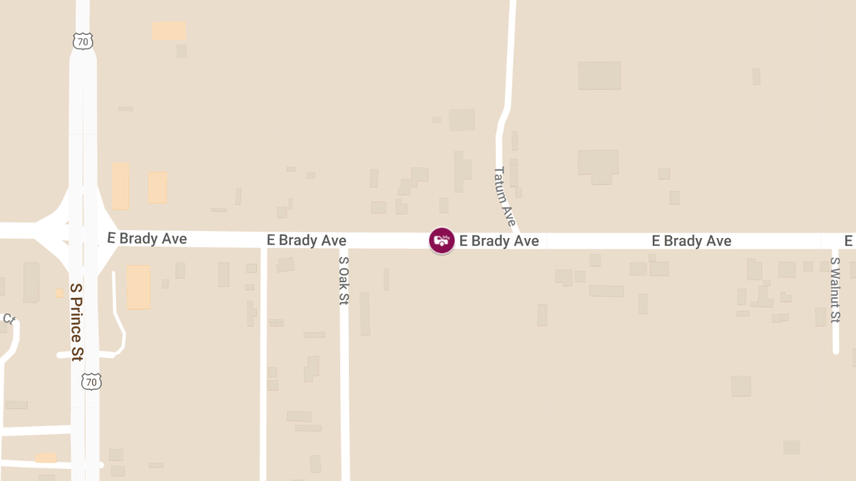 Injury Crash in the 1600 Block of E. Brady St