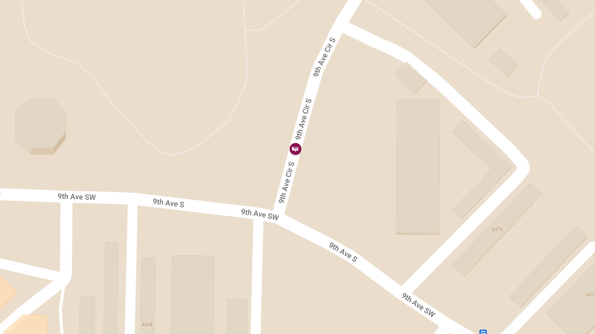 Injury Crash on 9th Avenue Cir S