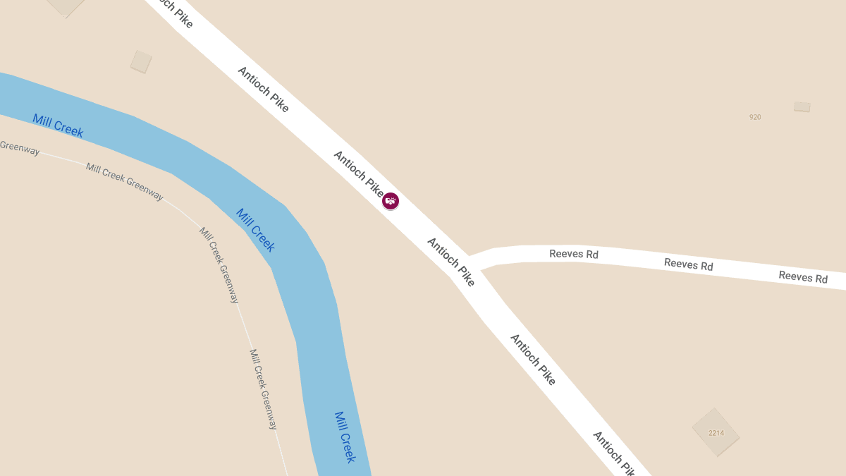 Injury Crash on Antioch Pike