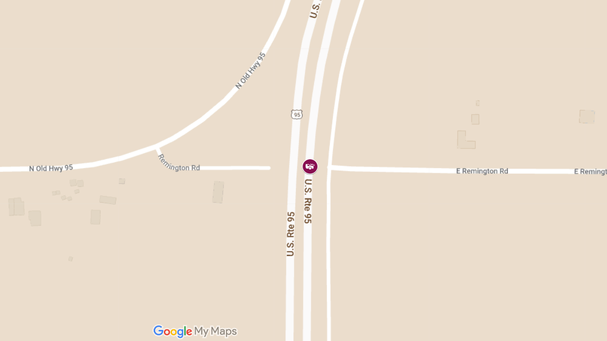 Injury Crash on Hwy 95 Southbound Requires Extrication