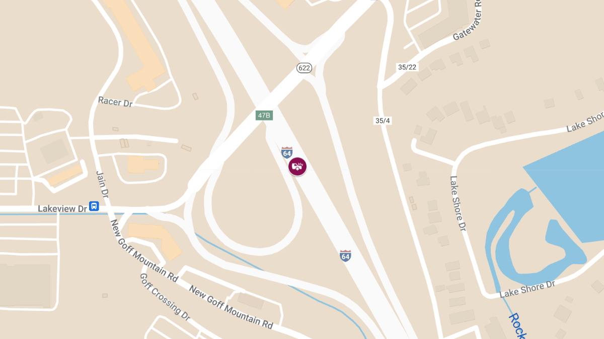 Injury Crash on I-64 West Near Mile Marker 49