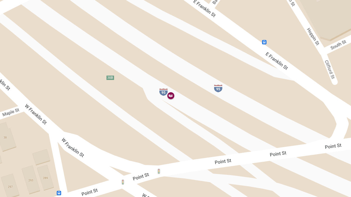 Injury Crash on I-95 Northbound at Exit 36B