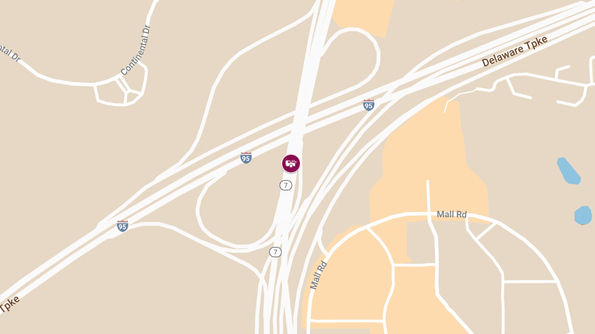 Injury Crash on I-95 Northbound at Route 7 Overpass