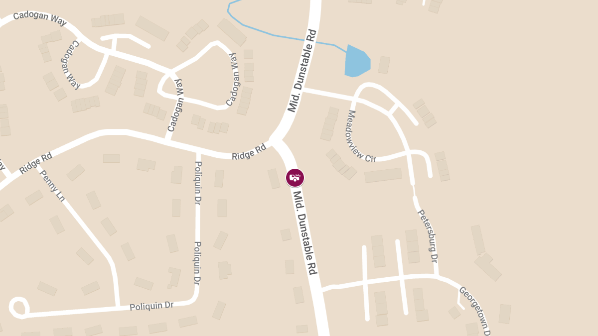 Injury Crash on Middle Dunstable Rd