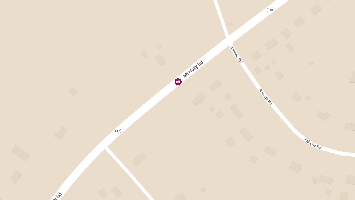 Injury Crash on Mount Holly Rd Near Aeberle Rd