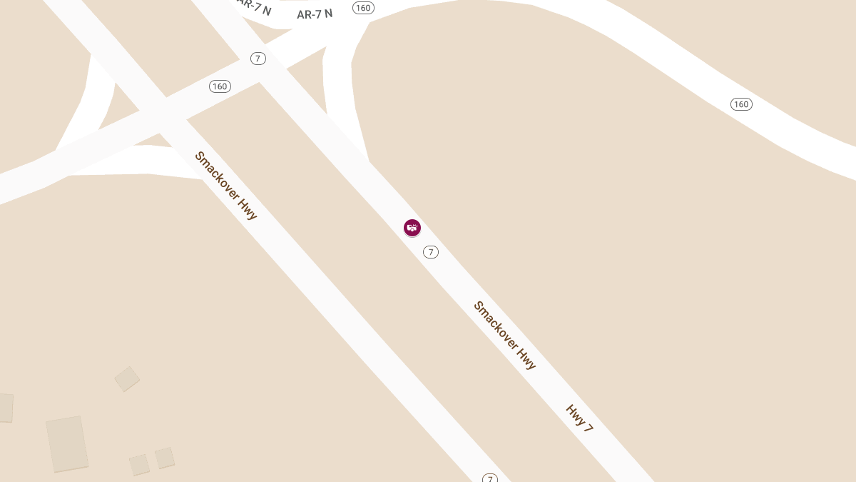 Injury Crash on NB State Hwy 7 near Intersection with State Hwy 160