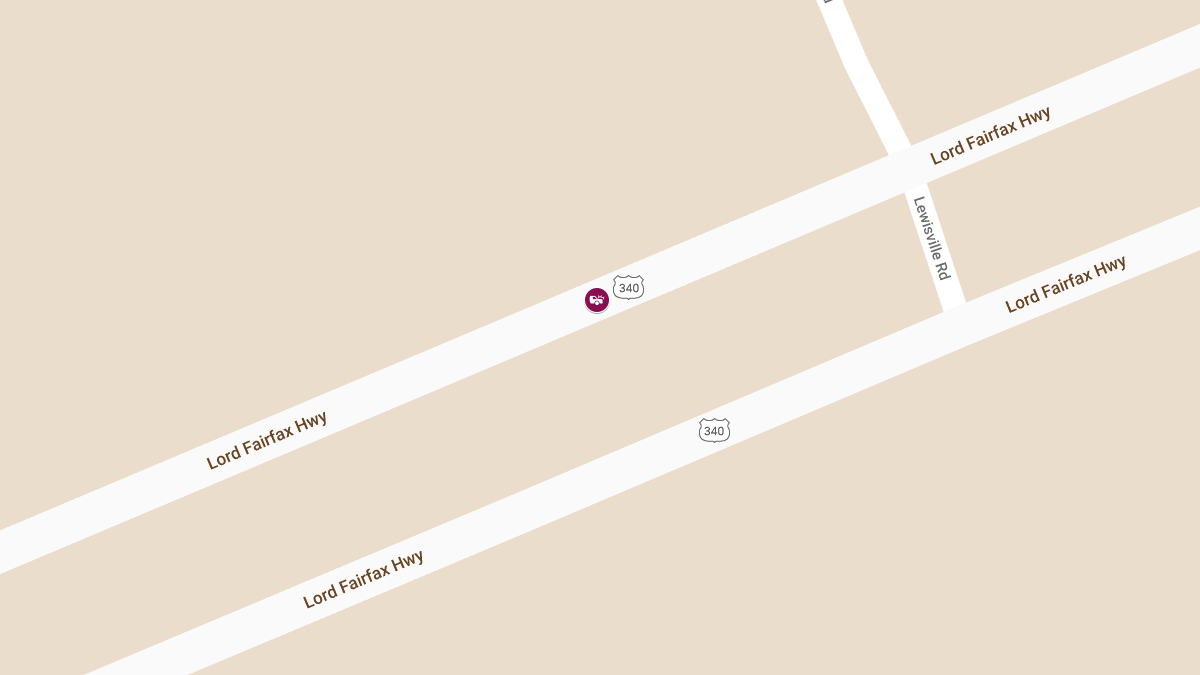 Injury Crash on Rt 340 Near Lewisville Rd
